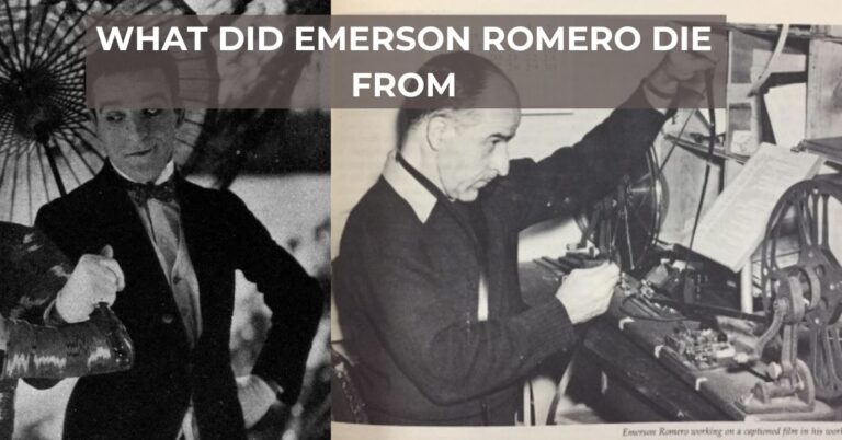 what-did-emerson-romero-die-from