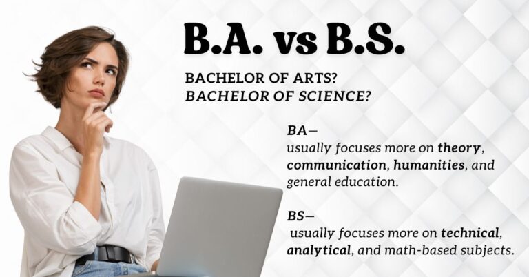 Is a business degree a BA or BS
